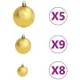 Weihnachtsbaum mit Lichtern, Kugeln und Tannenzapfen, 180 cm hoch. von , Weihnachtsbäume - Ref: Foro24-3077528, Preis: 79,84 ...