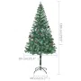 Weihnachtsbaum mit Lichtern, Kugeln und Tannenzapfen, 180 cm hoch. von , Weihnachtsbäume - Ref: Foro24-3077528, Preis: 79,84 ...