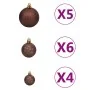 Christmas tree with lights, ornaments, and pine cones 180 cm by , Christmas trees - Ref: Foro24-3077528, Price: 79,84 €, Disc...
