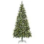 Artificial Christmas tree illuminated with lights and pine cones 210 cm by , Christmas trees - Ref: Foro24-3077748, Price: 14...