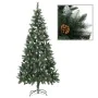 Artificial Christmas tree illuminated with lights and pine cones 210 cm by , Christmas trees - Ref: Foro24-3077748, Price: 14...