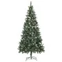 Árbol de Navidad artificial iluminado con luces y piñas 210 cm de , Arboles de navidad - Ref: Foro24-3077748, Precio: 141,13 ...