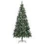 Artificial Christmas tree illuminated with lights and pine cones 210 cm by , Christmas trees - Ref: Foro24-3077748, Price: 14...
