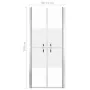 Halbmattierte ESG-Duschtür 71x190 cm von , Duschtüren - Ref: Foro24-148785, Preis: 179,91 €, Rabatt: %