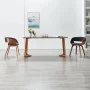 Gebogener Holz-Dining-Stuhl mit grauem Stoff von , Essstühle - Ref: Foro24-283111, Preis: 224,15 €, Rabatt: %
