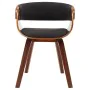 Gebogener Holz-Dining-Stuhl mit grauem Stoff von , Essstühle - Ref: Foro24-283111, Preis: 224,15 €, Rabatt: %
