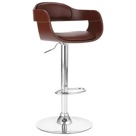 Brown synthetic leather kitchen stool by , Kitchen stools - Ref: Foro24-287405, Price: 152,92 €, Discount: %