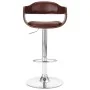 Taburete de cocina cuero sintético marrón de , Taburetes de cocina - Ref: Foro24-287405, Precio: 152,92 €, Descuento: %