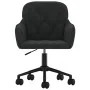 Schwarzer Samtbürostuhl mit Drehfunktion von , Bürostühle - Ref: Foro24-344873, Preis: 111,20 €, Rabatt: %