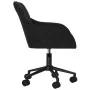 Schwarzer Samtbürostuhl mit Drehfunktion von , Bürostühle - Ref: Foro24-344873, Preis: 111,20 €, Rabatt: %