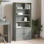 VIGO solid pine wood bookcase in gray, 85x35x170 cm by , Bookcases and shelves - Ref: Foro24-353198, Price: 230,08 €, Discoun...
