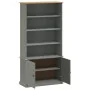 Massives Kiefernholzregal VIGO in Grau 85x35x170 cm von , Bücherregale und Regale - Ref: Foro24-353198, Preis: 230,06 €, Raba...
