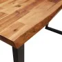 Massivholz-Konsolentisch mit lebendiger Akazienholzkante, 140x40x80 cm. von , Seitentische - Ref: Foro24-353297, Preis: 167,8...