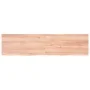 Estante pared madera roble tratada marrón claro 160x40x(2-4) cm de , Estantes y estanterías - Ref: Foro24-363710, Precio: 64,...