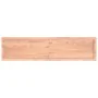 Estante pared madera roble tratada marrón claro 160x40x(2-4) cm de , Estantes y estanterías - Ref: Foro24-363710, Precio: 64,...