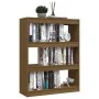 Estantería divisor de espacios pino marrón miel 100x30x103 cm de , Librerías y estanterías - Ref: Foro24-808216, Precio: 61,5...