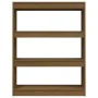 Space divider shelf in honey brown pine 100x30x103 cm by , Bookcases and shelves - Ref: Foro24-808216, Price: 61,52 €, Discou...
