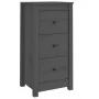 Massiver Kiefernholz-Sideboard in Grau 40x35x80 cm von , Sideboards - Ref: Foro24-813743, Preis: 76,92 €, Rabatt: %