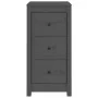 Massiver Kiefernholz-Sideboard in Grau 40x35x80 cm von , Sideboards - Ref: Foro24-813743, Preis: 76,92 €, Rabatt: %