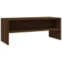 Mueble de TV madera contrachapada roble marrón 100x40x40 cm de , Muebles TV - Ref: Foro24-815233, Precio: 53,42 €, Descuento: %