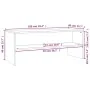 Mueble de TV madera contrachapada roble marrón 100x40x40 cm de , Muebles TV - Ref: Foro24-815233, Precio: 53,42 €, Descuento: %
