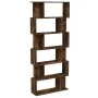 Shelving/Room divider made of smoked oak veneer particleboard, 80x24x192 cm by , Bookcases and shelves - Ref: Foro24-816059, ...