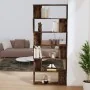Shelving/Room divider made of smoked oak veneer particleboard, 80x24x192 cm by , Bookcases and shelves - Ref: Foro24-816059, ...
