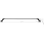 Luz LED para acuario con abrazaderas azul y blanco 115-130 cm de , Iluminación para acuarios - Ref: Foro24-50956, Precio: 53,...