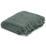 Dark green cotton blanket 220x250 cm by , Blankets - Ref: Foro24-133760, Price: 64,96 €, Discount: %