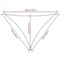 Triangular sail shade in blue Oxford fabric 2.5x2.5x3.5 m by , Umbrellas - Ref: Foro24-135554, Price: 21,68 €, Discount: %