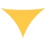 Triangular sail shade in yellow Oxford fabric, 4x5x5 m. by , Umbrellas - Ref: Foro24-135619, Price: 37,79 €, Discount: %