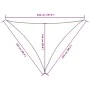 Triangular red Oxford fabric sail shade 3x3x3 m by , Umbrellas - Ref: Foro24-135665, Price: 23,89 €, Discount: %