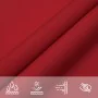 Toldo de vela triangular tela Oxford rojo 3x3x4,24 m de , Sombrillas - Ref: Foro24-135667, Precio: 27,53 €, Descuento: %