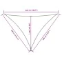 Toldo de vela triangular tela Oxford rojo 3x3x4,24 m de , Sombrillas - Ref: Foro24-135667, Precio: 27,53 €, Descuento: %