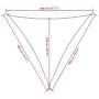 Dreieckiges Segel aus rotem Oxford-Stoff, 4x4x4 m. von , Sonnenschirme - Ref: Foro24-135671, Preis: 32,68 €, Rabatt: %
