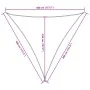Triangular red Oxford fabric sun shade sail 4x4x4 m by , Umbrellas - Ref: Foro24-135671, Price: 32,68 €, Discount: %