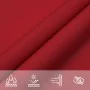 Triangular red Oxford fabric sail shade 4.5x4.5x4.5 m by , Umbrellas - Ref: Foro24-135673, Price: 36,93 €, Discount: %