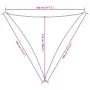 Triangular red Oxford fabric sail shade 4.5x4.5x4.5 m by , Umbrellas - Ref: Foro24-135673, Price: 36,93 €, Discount: %