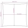 Square orange Oxford fabric sail shade 4.5x4.5 m by , Umbrellas - Ref: Foro24-135690, Price: 67,94 €, Discount: %