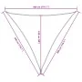 Triangular orange Oxford fabric sail shade 3x3x3 m by , Umbrellas - Ref: Foro24-135720, Price: 24,96 €, Discount: %