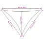 Triangular orange Oxford fabric sail awning 3x3x4.24 m by , Umbrellas - Ref: Foro24-135722, Price: 26,20 €, Discount: %