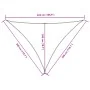 Triangular brown Oxford fabric sail shade 3x3x4.24 m by , Umbrellas - Ref: Foro24-135832, Price: 25,17 €, Discount: %