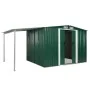 Cobertizo jardín puertas correderas acero verde 386x205x178 cm de , Cobertizos - Ref: Foro24-144029, Precio: 772,80 €, Descue...