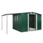 Cobertizo jardín puertas correderas acero verde 386x205x178 cm de , Cobertizos - Ref: Foro24-144029, Precio: 772,80 €, Descue...