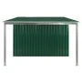 Cobertizo jardín puertas correderas acero verde 386x205x178 cm de , Cobertizos - Ref: Foro24-144029, Precio: 772,80 €, Descue...