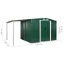 Cobertizo jardín puertas correderas acero verde 386x205x178 cm de , Cobertizos - Ref: Foro24-144029, Precio: 772,80 €, Descue...