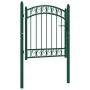 Gartentor mit grünem Stahlbogen oben 100x100 cm. von , Gartentore - Ref: Foro24-146363, Preis: 151,52 €, Rabatt: %