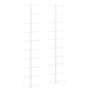 Wall-mounted wine rack for 10 bottles, 2 units, white metal. by , Wine racks - Ref: Foro24-340906, Price: 79,84 €, Discount: %
