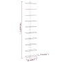 Wandflaschenhalter für 10 Flaschen, 2 Stück, Metall, weiß. von , Weinregale - Ref: Foro24-340906, Preis: 79,84 €, Rabatt: %