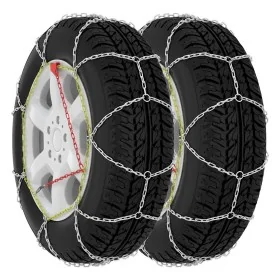 Snow chains for car wheels 2 units 9 mm KN110 by , Motor Vehicle Tire Accessories - Ref: Foro24-210604, Price: 30,32 €, Disco...